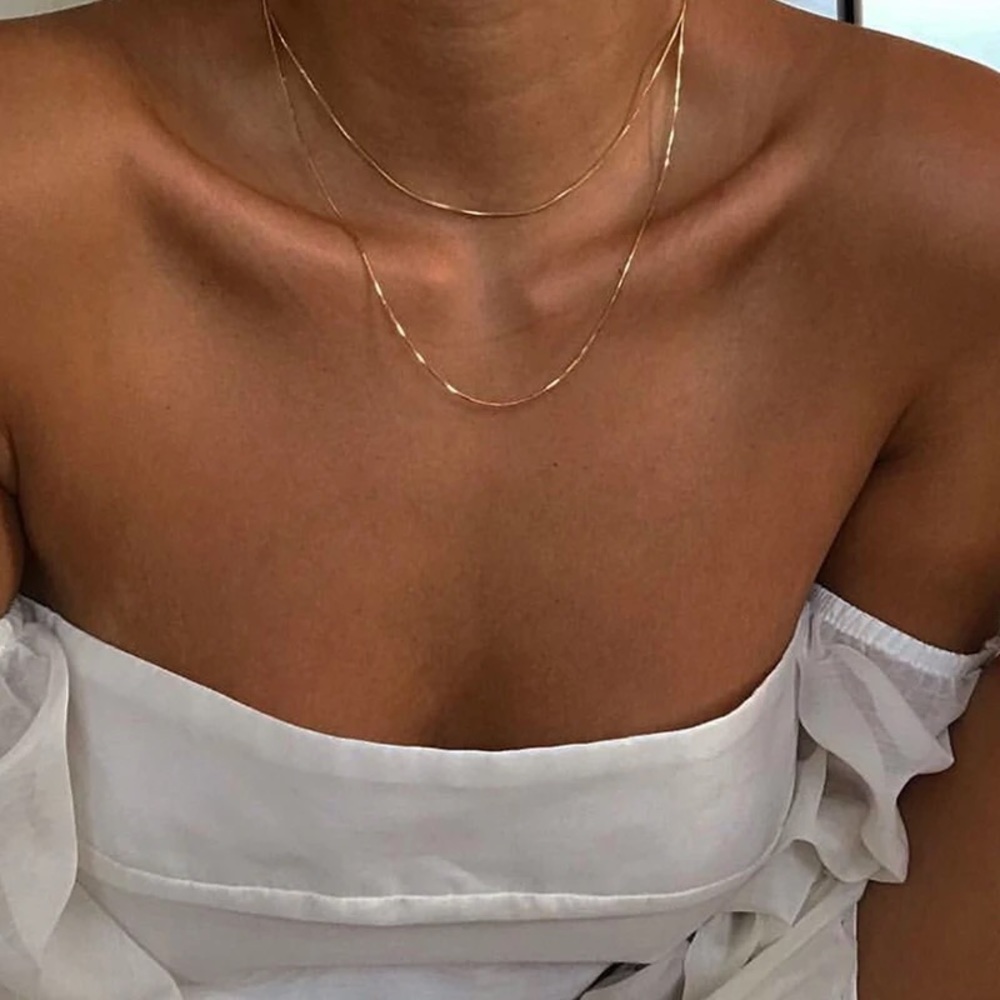 2 piece snake chain set